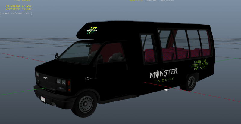A9712a monster enegry bus